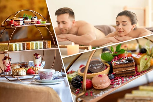 Central London Couples Day Out: 4* Traditional Afternoon Tea & Massage For 2