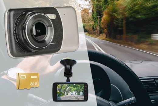 Futheda Dash Cam Caméra de recul Rück Auto Recorder Câble rallonge 2 M 4 Broches 12 V 24 V 