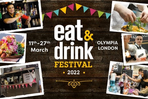 Eat and Drink Festival Tickets for 2 – London Olympia 