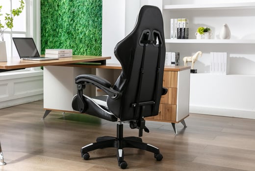 Reclining-Gaming-Chair-Black-and-White-4