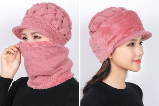 Womens-windproof-knit-hat-with-neck-warmer-1
