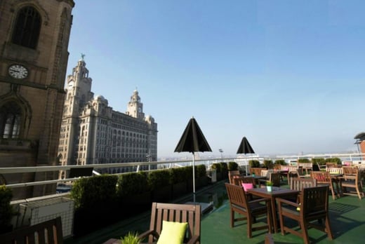 Mercure Liverpool Atlantic Tower Hotel - roof terrace