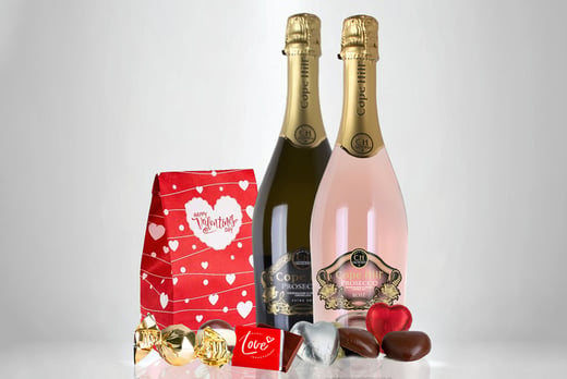 Luxury Prosecco & Chocolates Valentine's Gift Set – Pink or White!