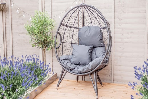 wowcher rattan egg chair