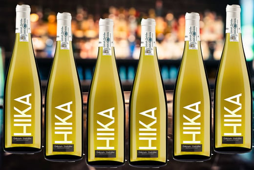 6 x 75cl of Premium Dry White Wine - Hika Txakolí