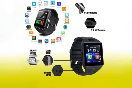 bellap hd camera smart watch