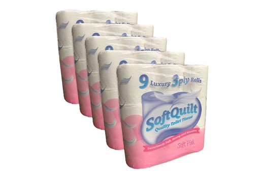 Regina Soft & Gentle Multipack 90 Rolls Two Ply Quilted Toilet Tissue SuperSoft 