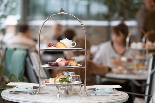 A vegan afternoon tea for two people each at Clayton Hotel, City of London (was £50) OR redeem towards another available deal