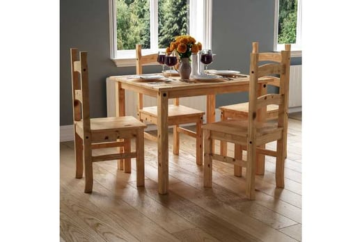 Corona Dining Table And Chairs Set Deal, Two Seater Table And Chairs For Kitchen