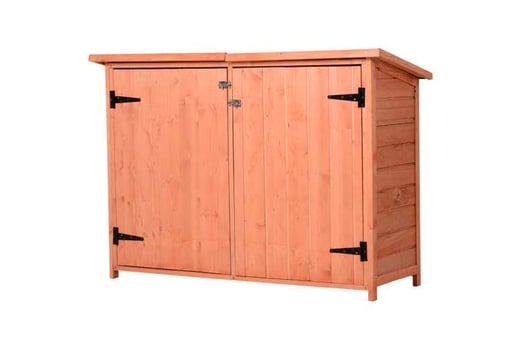 Outsunny Low Wide Wood Garden Shed Livingsocial