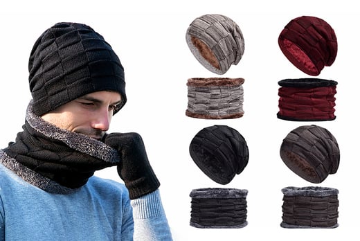 Men-Knitted-Soft-Fleece-Winter-Beanie-Hat-with-Neck-Warmer-1