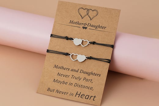 Mon Amour Rose Quartz MotherDaughter Bracelet  Forai
