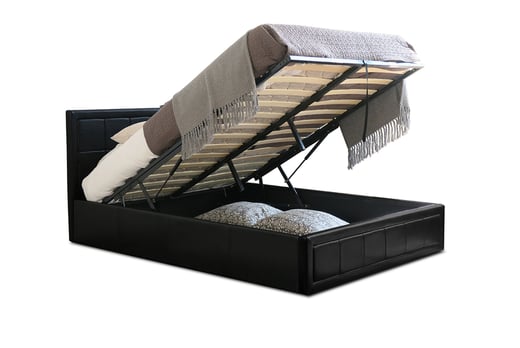 Black Ottoman Storage Bed Frame Deal, Bed Frames Sacramento Ca