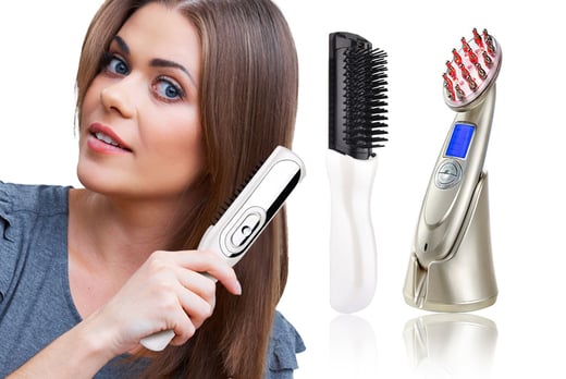Electronic Massage Comb & Laser Hair Growth Massage Comb Deal - Wowcher