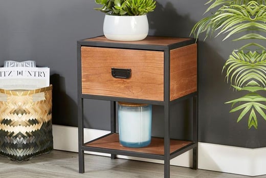 Wooden Bedside Table Voucher LivingSocial