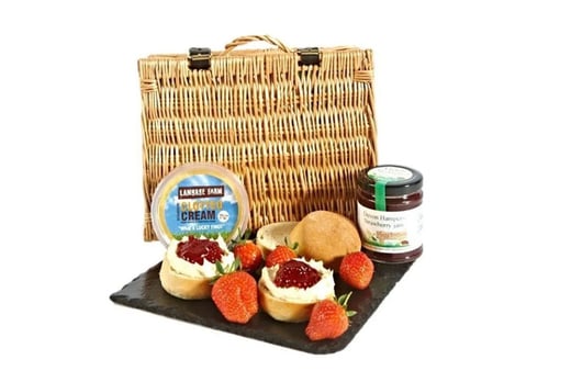 A Devon cream tea hamper for two including six items from Devon Hampers (was £19.50) OR redeem towards another available deal