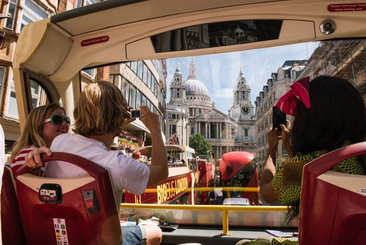 CHILD: A two day hop-on-hop-Off ticket, river Cruise and walking tour for one child from Big Bus Tours (was £49) OR redeem towards another available deal.