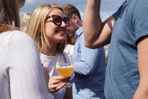 A London craft cider river cruise including five drinks and a souvenir glass for one person from London Craft Beer Cruise, Embankment (was £46.64) OR redeem towards another available deal