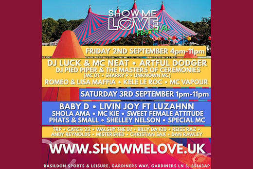 Show Me Love Festival Ticket Voucher