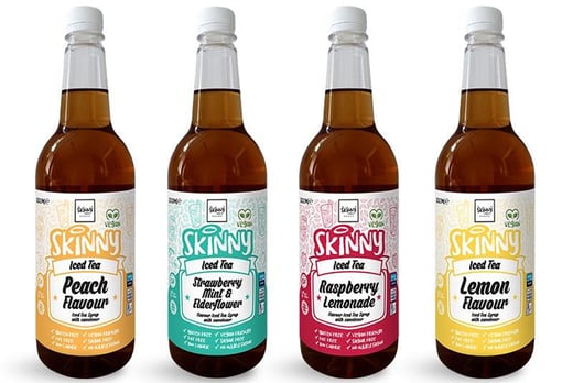 Fruity Tea Syrup Bundle - 4 Flavours - The Skinny Food Co. 