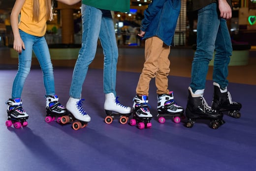 Roller Skating & Refreshments For 2 Deal
