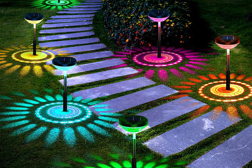 4pc Solar Garden Pattern Light Deal - LivingSocial