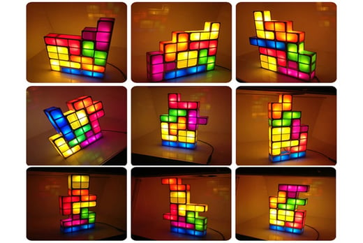 Retro Tetris Inspired Stackable Lamp Deal - Wowcher