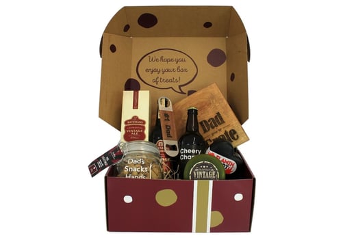 Cheese and Beer Hamper - 7 Items - Perfect Father's Day Gift 