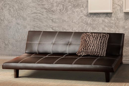 FAUX-LEATHER-INLINE-CONTEMPORARY-SOFA-BED--BLACK-OR-BROWN-2
