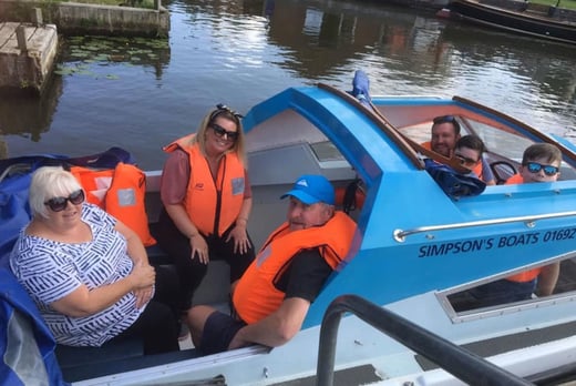 3 Hour Boat Hire for Up To 6 Voucher - Norfolk