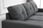 HOMCOM-Polyester-Upholstered-3-Seater-L-Shaped-Sofa-Grey-4