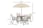 Outsunny-Garden-Patio-Texteline-Folding-Chairs-Plus-Table-and-Parasol-Furniture-Bistro-Set-6-Pieces-6