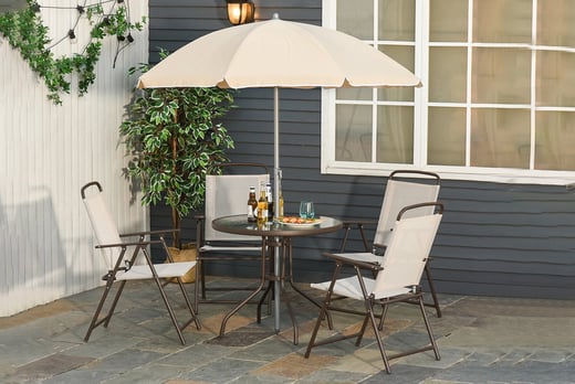 Outsunny-Garden-Patio-Texteline-Folding-Chairs-Plus-Table-and-Parasol-Furniture-Bistro-Set-6-Pieces-1