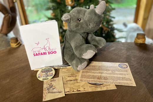 Adopt A Rhino - Cumbria Zoo - With Certificate and Toy! 