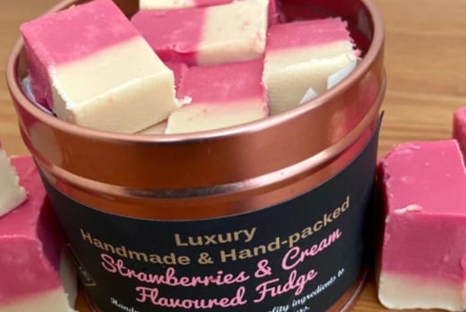 Choice of Flavoured Fudge Tin - Three Different Flavours 