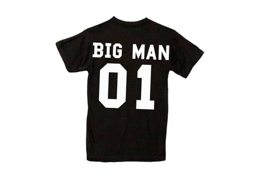 Father's-Day-'Big-Man'-and-'Little-Man'-Matching-T-Shirts-BM-BLACK