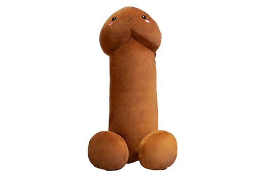 Giant-Novelty-Penis-Body-Pillow-brown