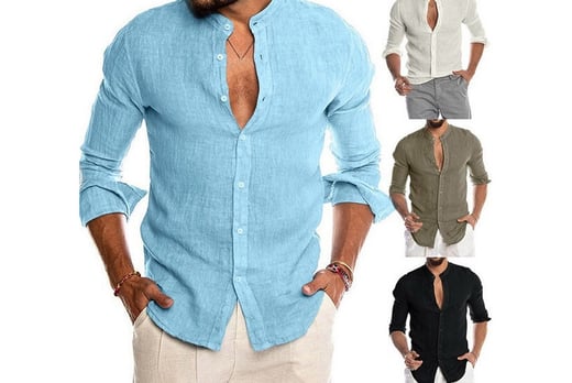 Men's-Cozy-Linen-Henley-Shirt-google-image