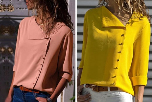 Women-Stylish-Neck-Side-Button-Shirt-1