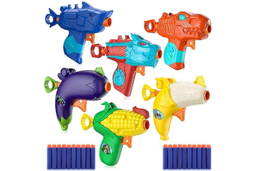 6-Pack-Blaster-Toy-Gun-Set-with-20-Refillable-Soft-Foam-Darts-2
