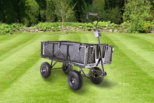 Garden-TRAILER-Cart-Pull-Along-Trolley-1