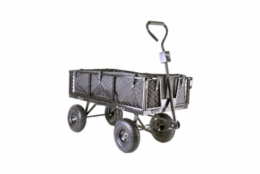 Garden-TRAILER-Cart-Pull-Along-Trolley-2