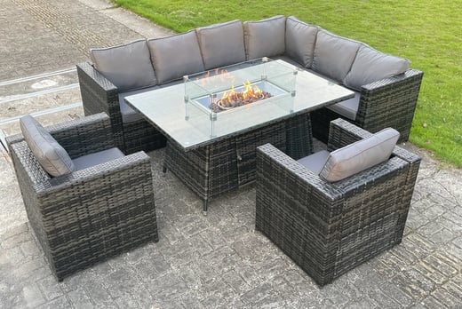 8-Seater-Rattan-Garden-Furniture-Set-Fire-Pit-Dining-Table-1