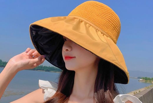 Foldable-UV-Resistant-Sunscreen-Fisherman-Hat-YELLOW