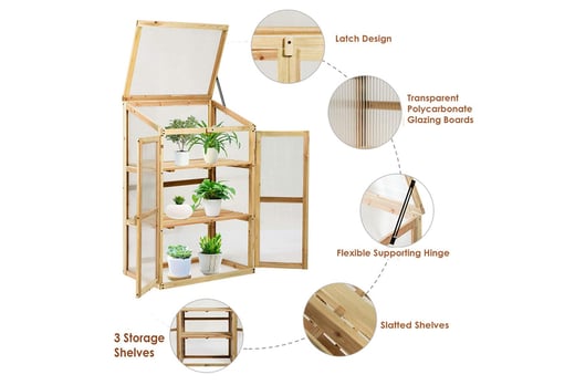 Wooden-Greenhouse-Cold-Frame-Garden-Flower-Vegetable-Planting-Box---3-Models-6