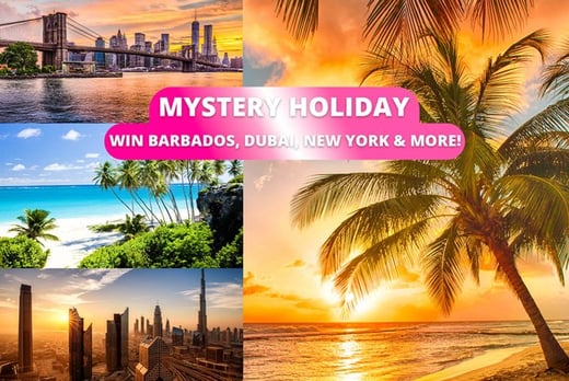 Mystery Holiday: New York, Dubai, Barbados & More!