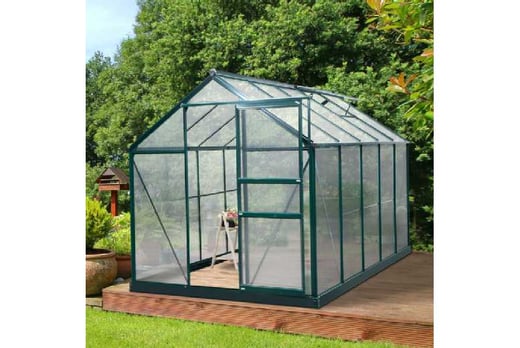 Outsunny Walk-In Mini Greenhouse-Dark Green Frame - LivingSocial