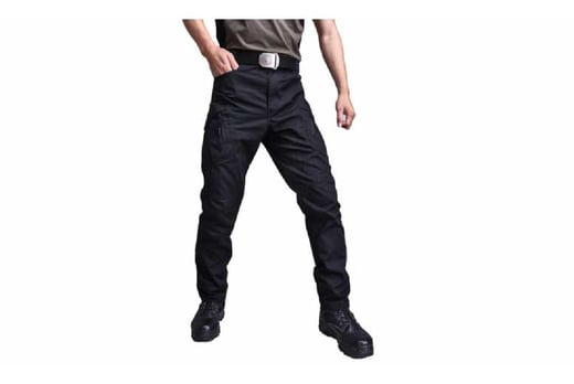WICKEDSTOCK Ripstop Mens Cargo Pants - Durable Tactical Pants Stretch  Waistband Multiple Pockets-Military Pants - Wicked Stock