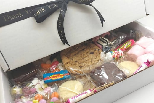 Personalised Sweet Treats XL Box - Cakes, Brownies, Marshmallows! 