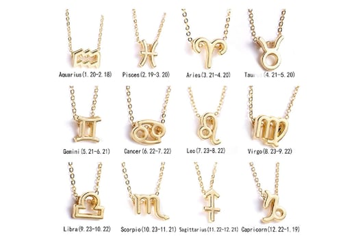 star sign symbol necklace